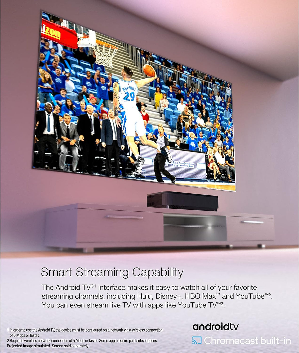 Proyector Epson EpiqVision Ultra LS800, 4K, 4000 lúmenes, 150