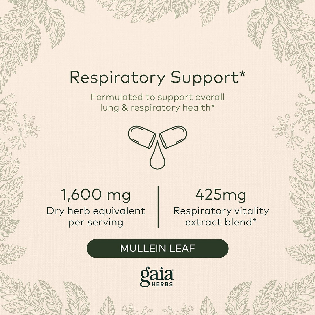 Suplemento de apoyo pulmonar para ayudar a mantener la salud