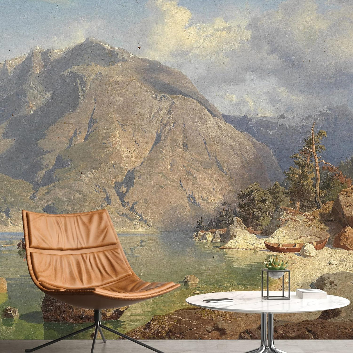 Adhesivo removible de pared/mural de pared pastel bosque