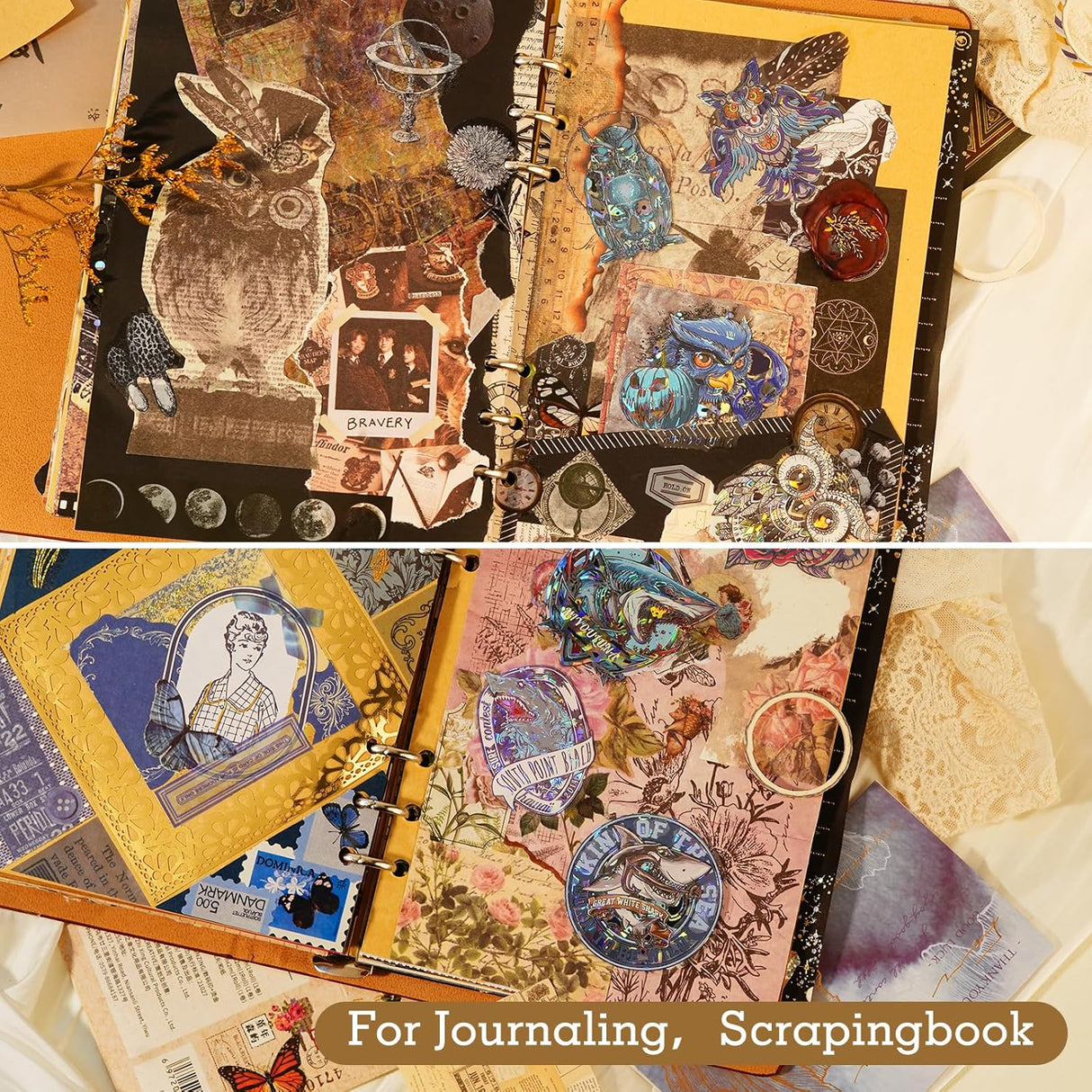 Cintas Holográficas PET Precortadas Animales Scrapbooking