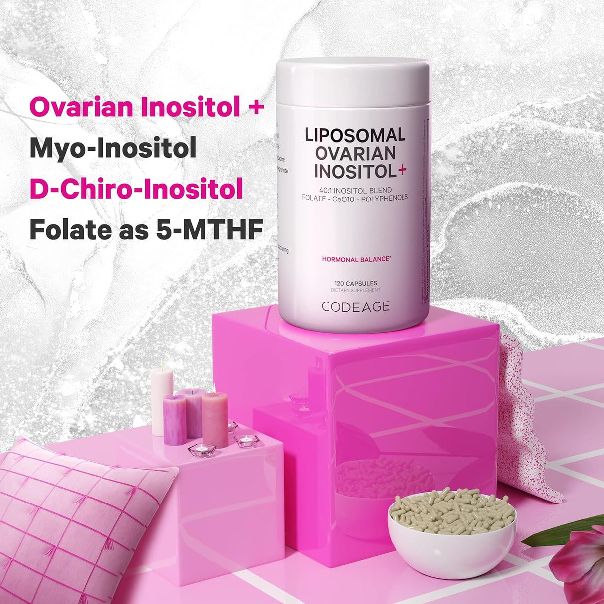 Suplementos Inositol de ovario liposomal + Mio-inositol