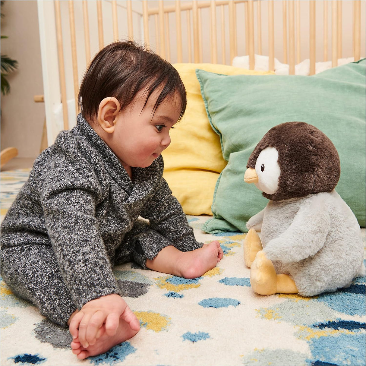 Peluche el Pingüino animado para bebés 12 pulgadas