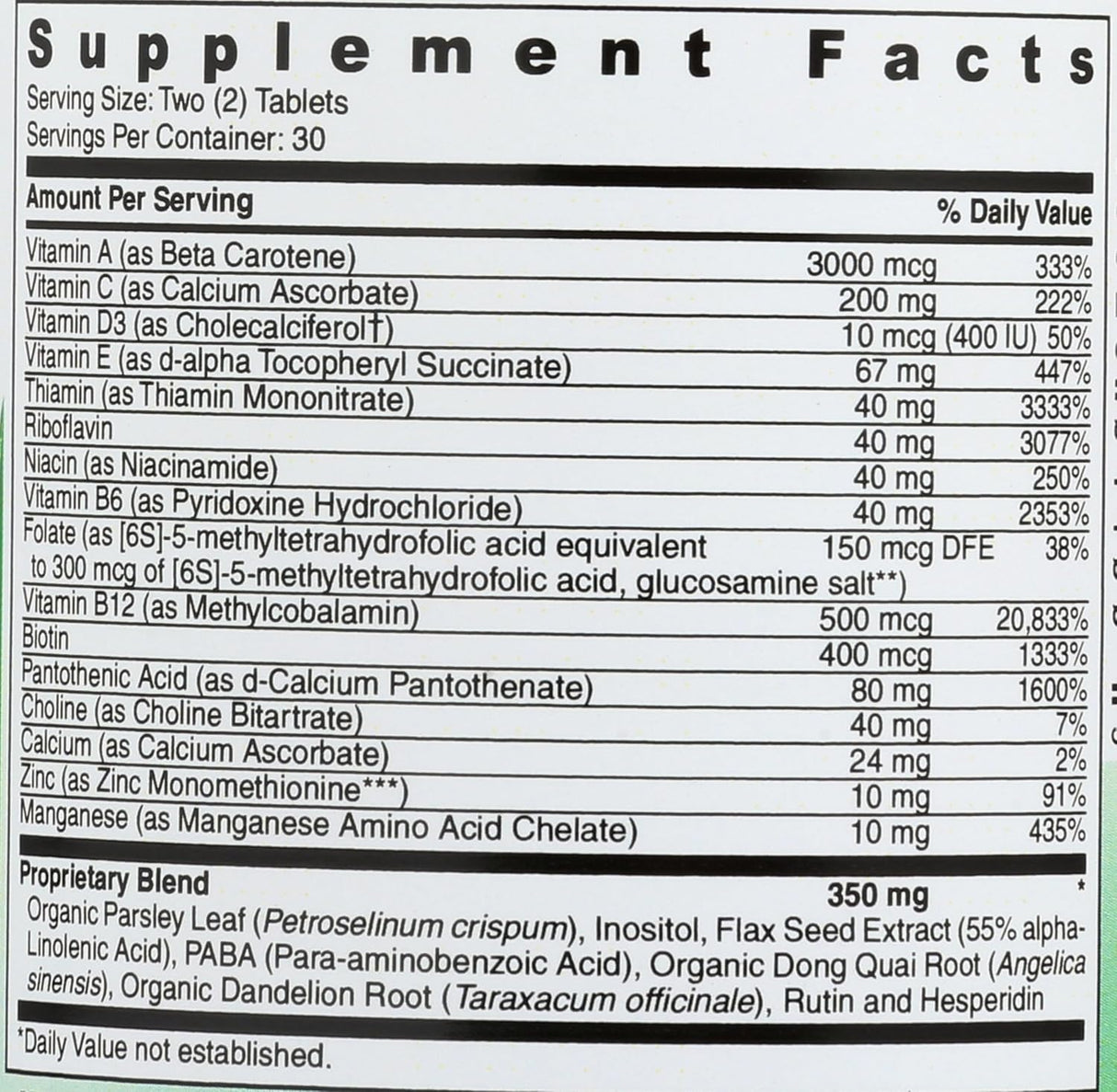 Multivitamínico para Adolescentes - MICHAEL'S - 60 Tabletas