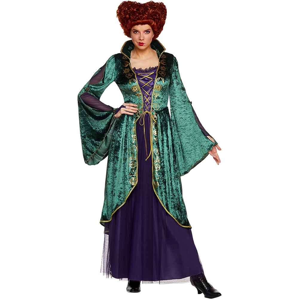 Disfraces de Halloween para adulto Winifred verde talla L