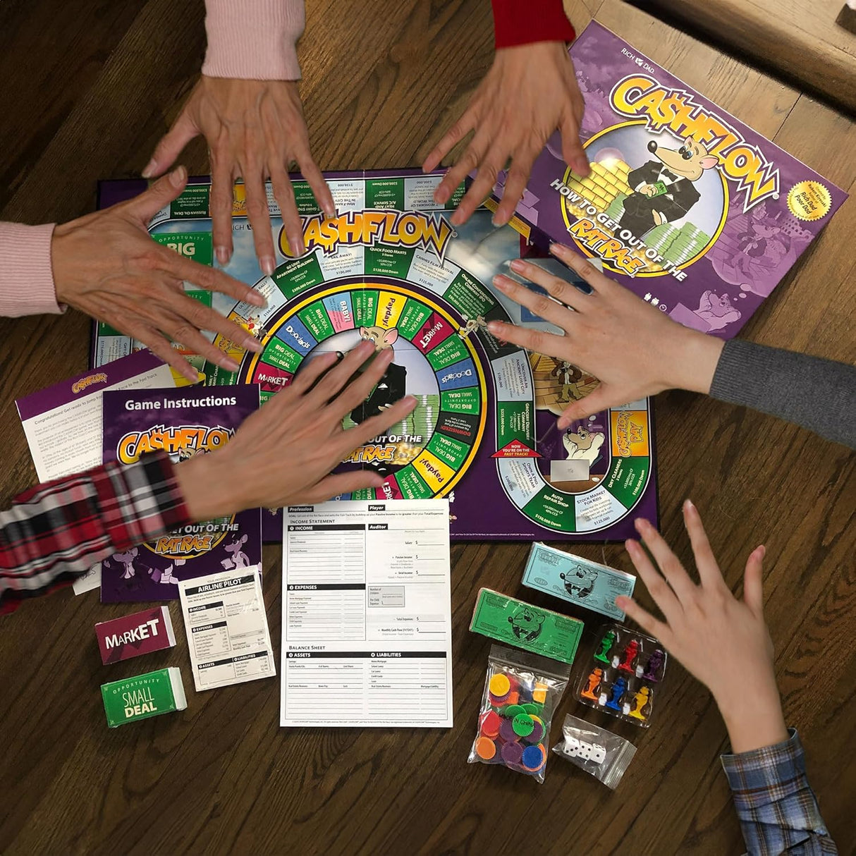 Juego de Mesa CASHFLOW de Rich Dad para Educación Financiera 2020