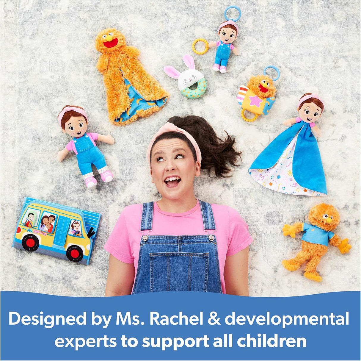 Muñeca Interactiva Ms. Rachel, 16” con 4 Canciones y Frases