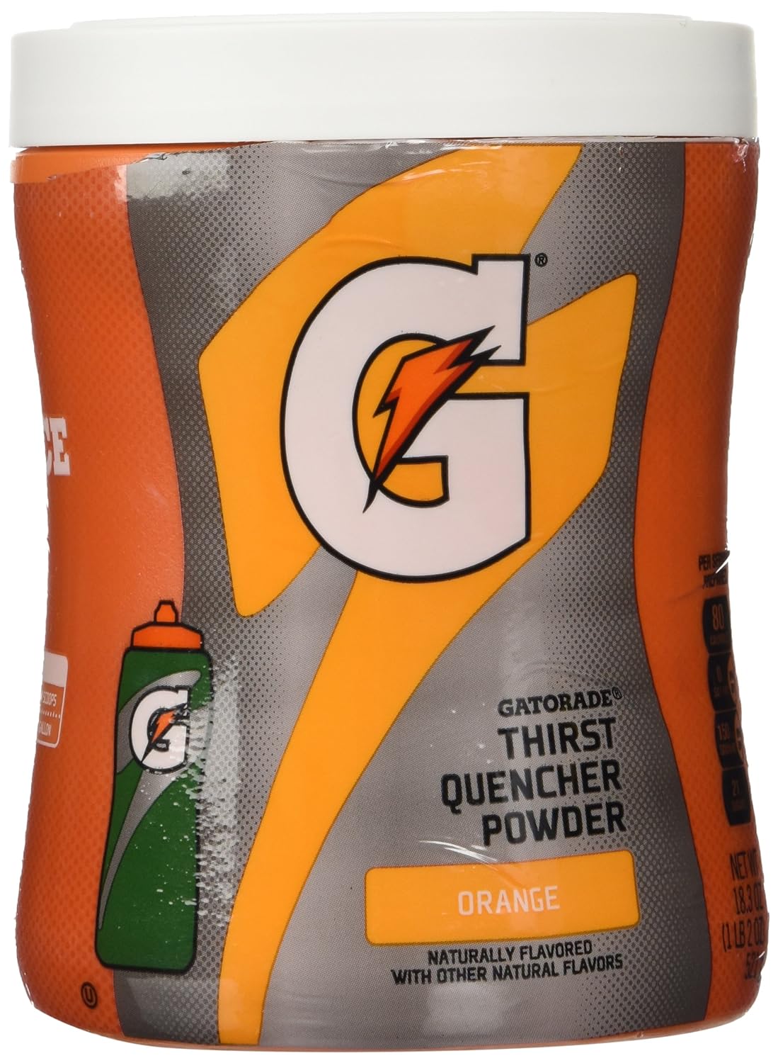 Gatorade Polvo, 18.3 oz, Hidratante, 1 Canister