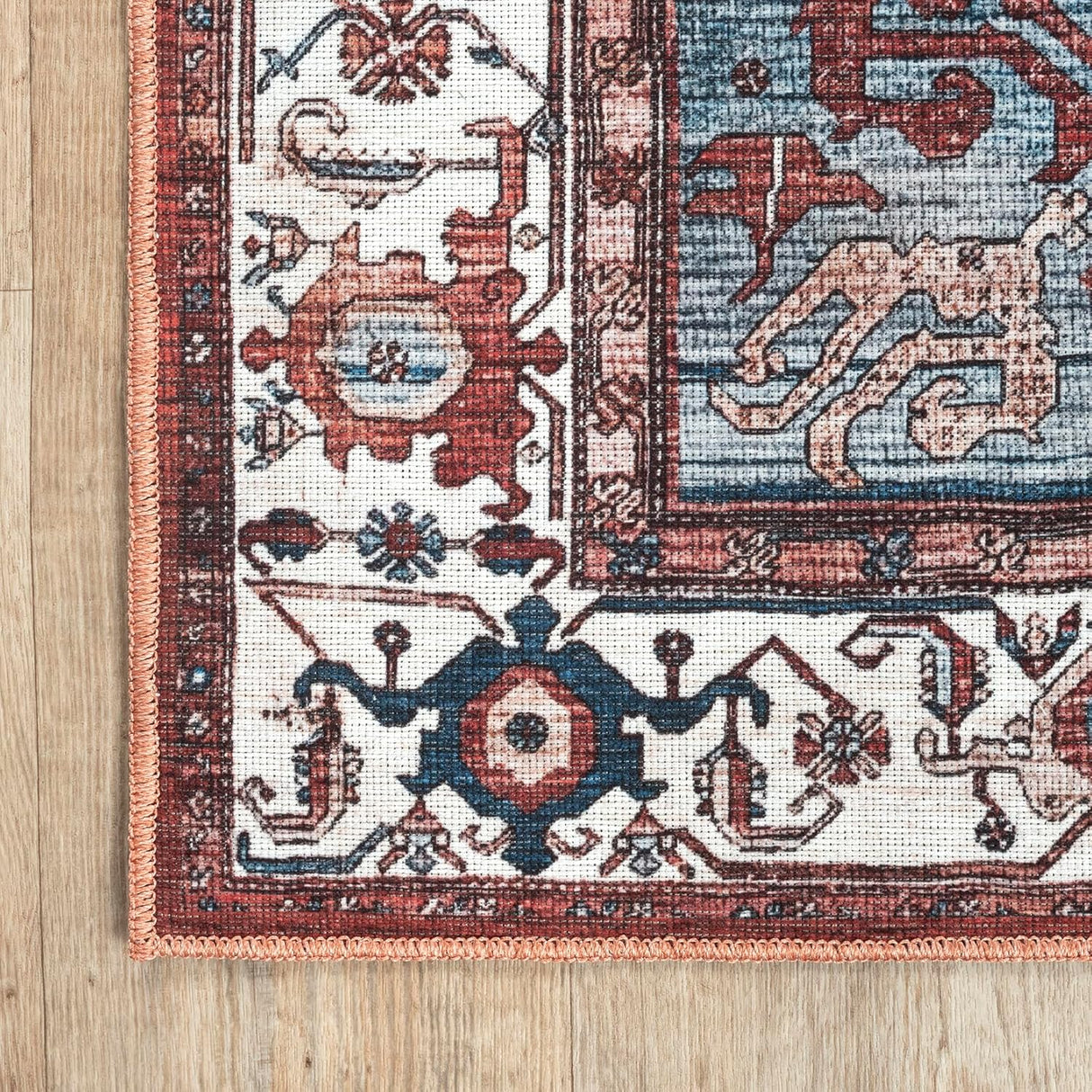 Alfombra Lavable 8x10 Adiva Antideslizante para Hogar