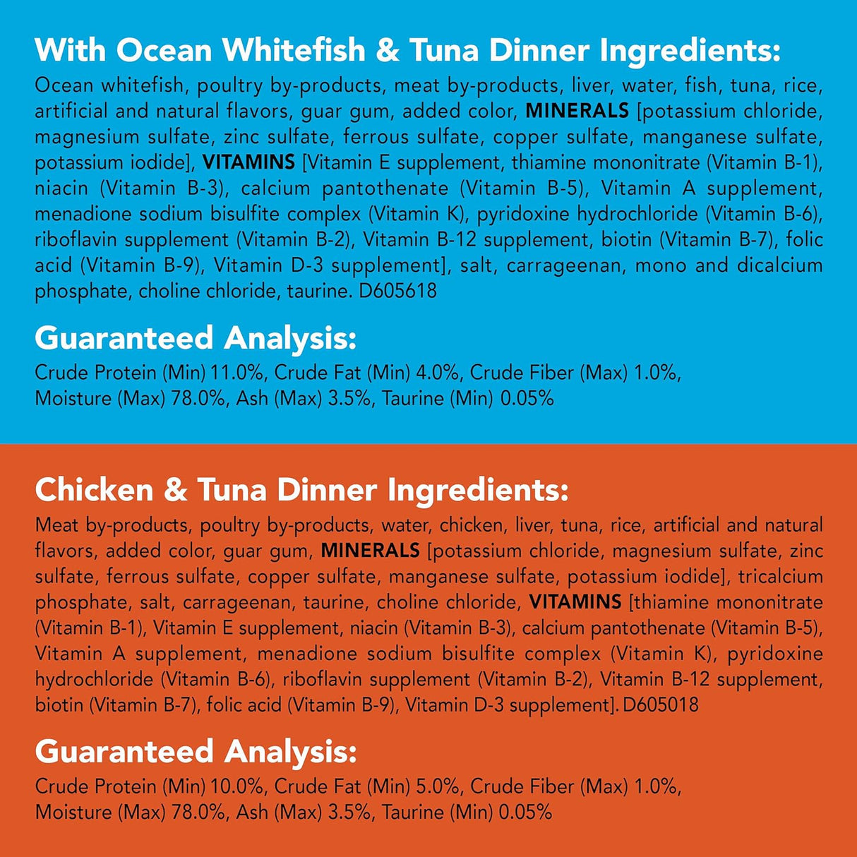 Alimento Para Gatos mariscos y pollo Pate 40 Latas