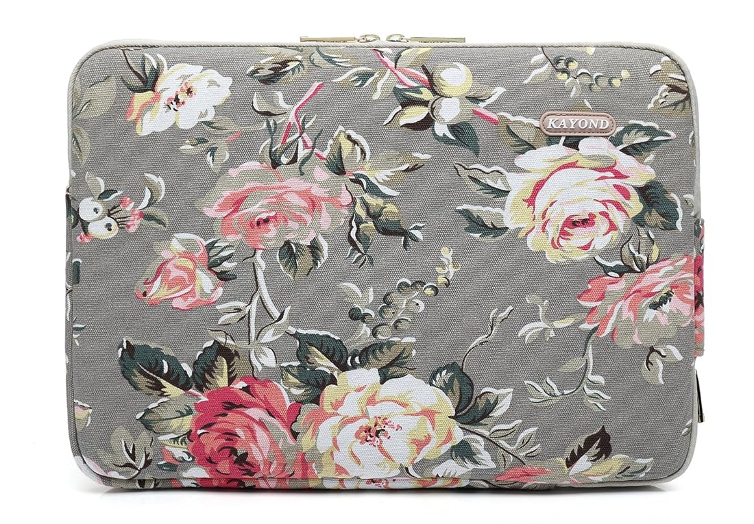 Funda para portátil Tamaño: 13-13.3 Pulgadas diseño de rosa