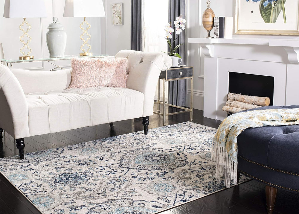 Alfombra Boho Chic SAFAVIEH Madison, Diseño Paisley, MAD600C