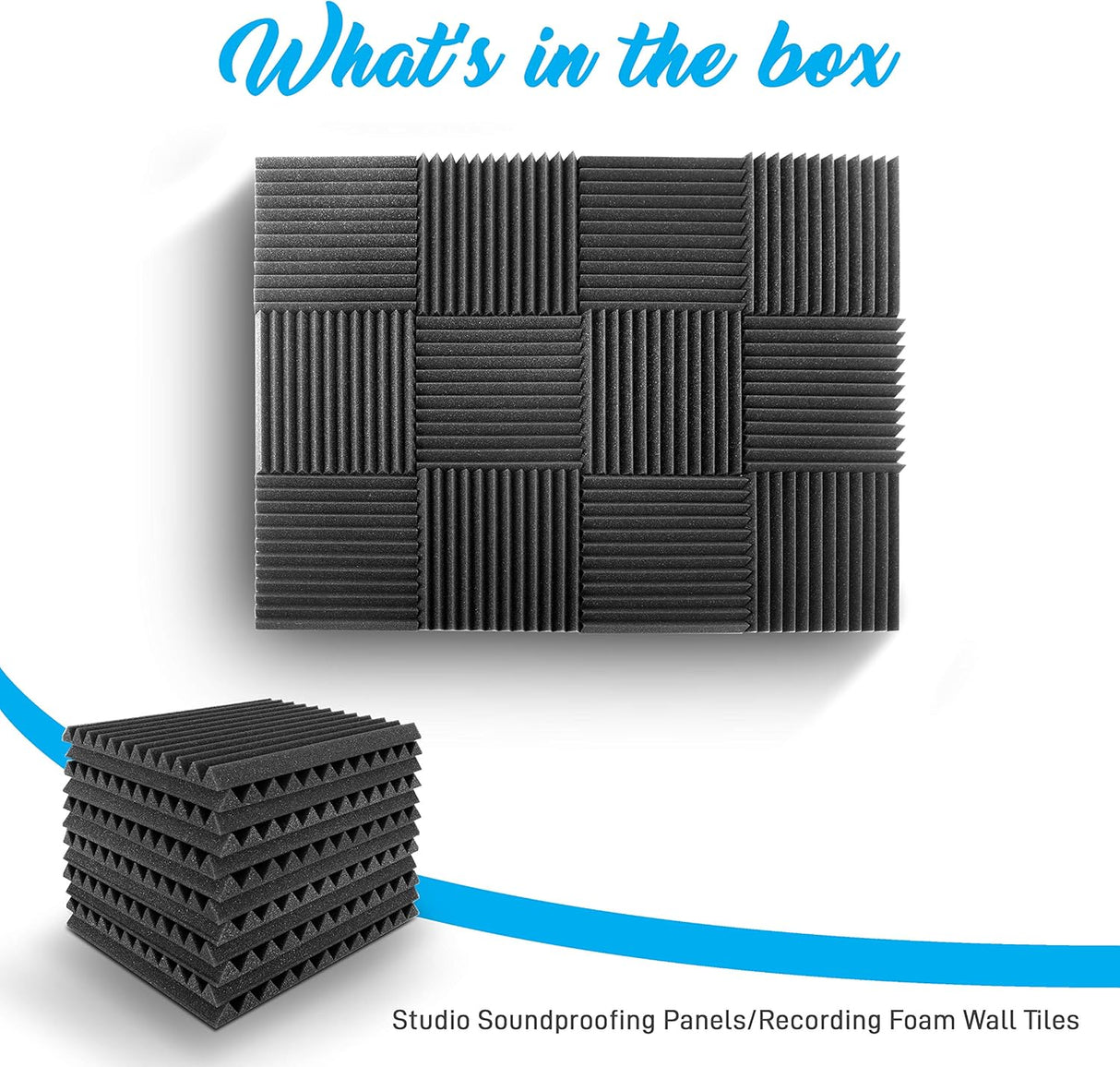 Espuma Acústica para aislamiento sonido PYLE-PRO PSI1612