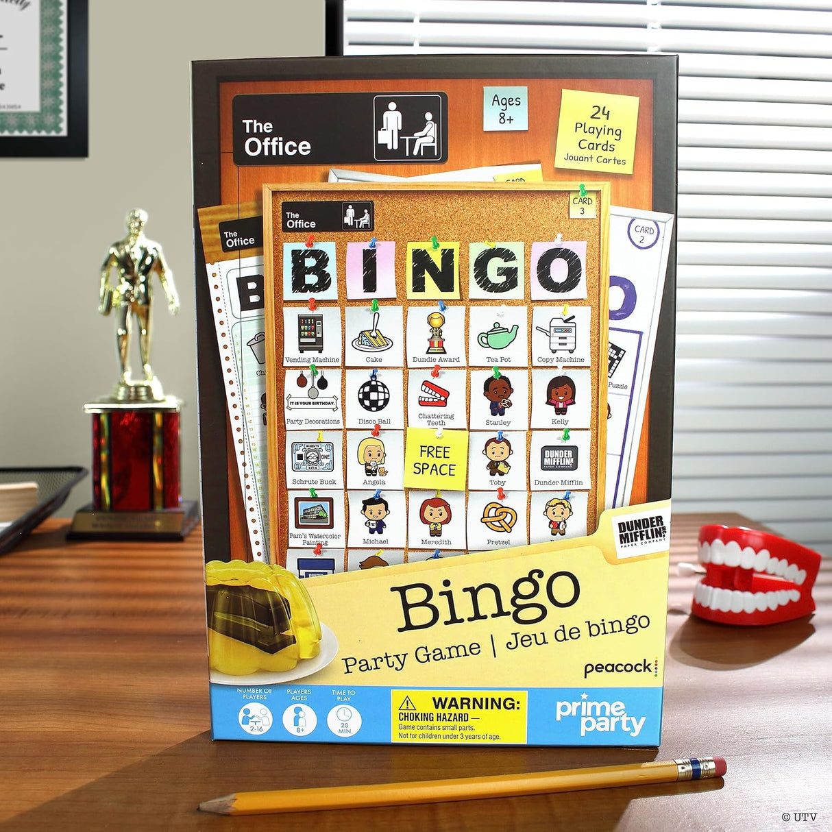 Juego de Bingo de The Office para 24 Jugadores - Fiesta y Cumpleaños
