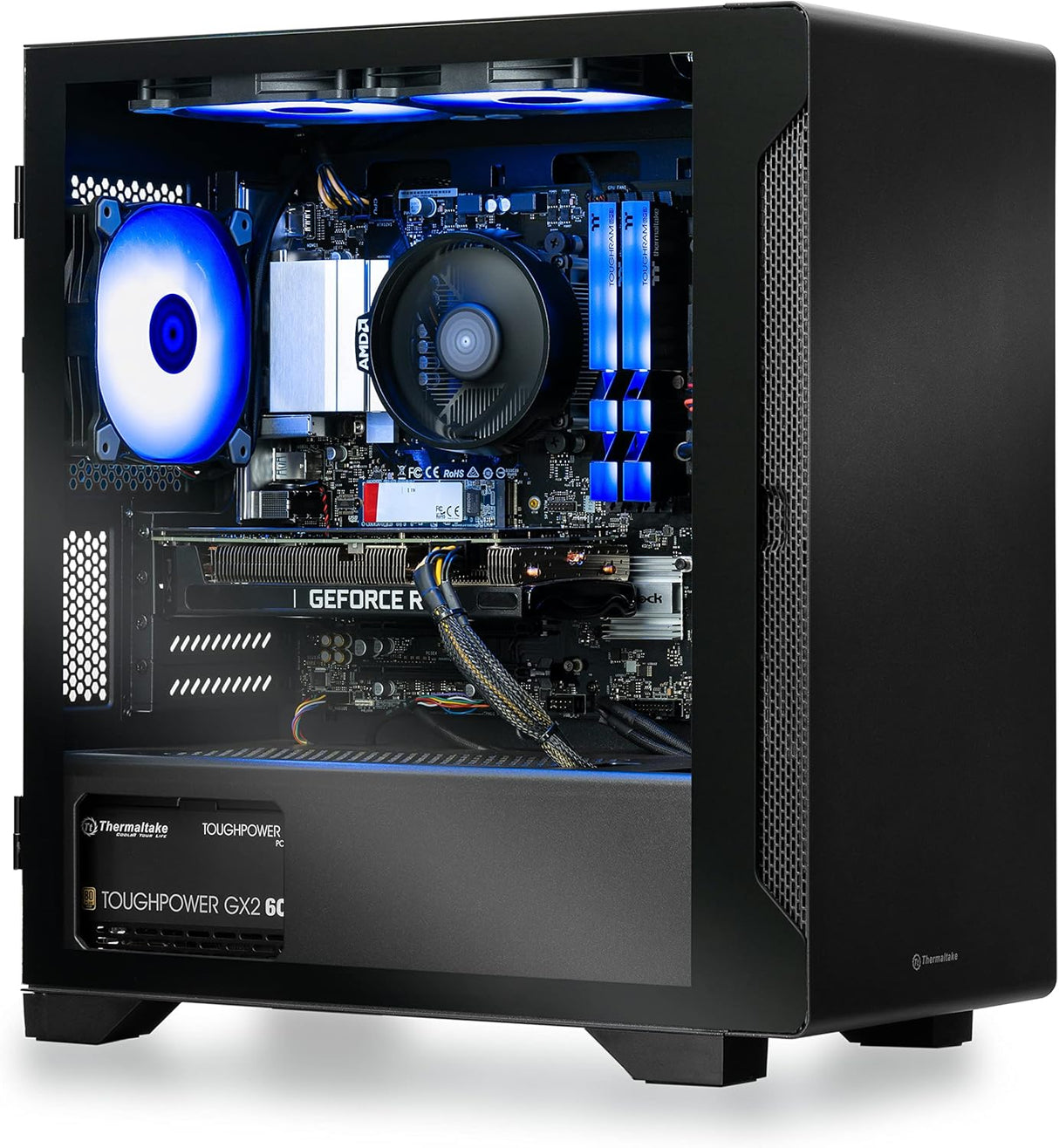 Computadora Thermaltake Graphite 360 Gaming PC negro