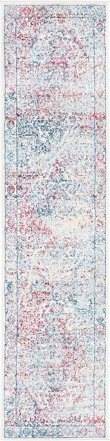 Alfombra Runner Medallón Desgastado, No Desprende Pelusa, BNT832B