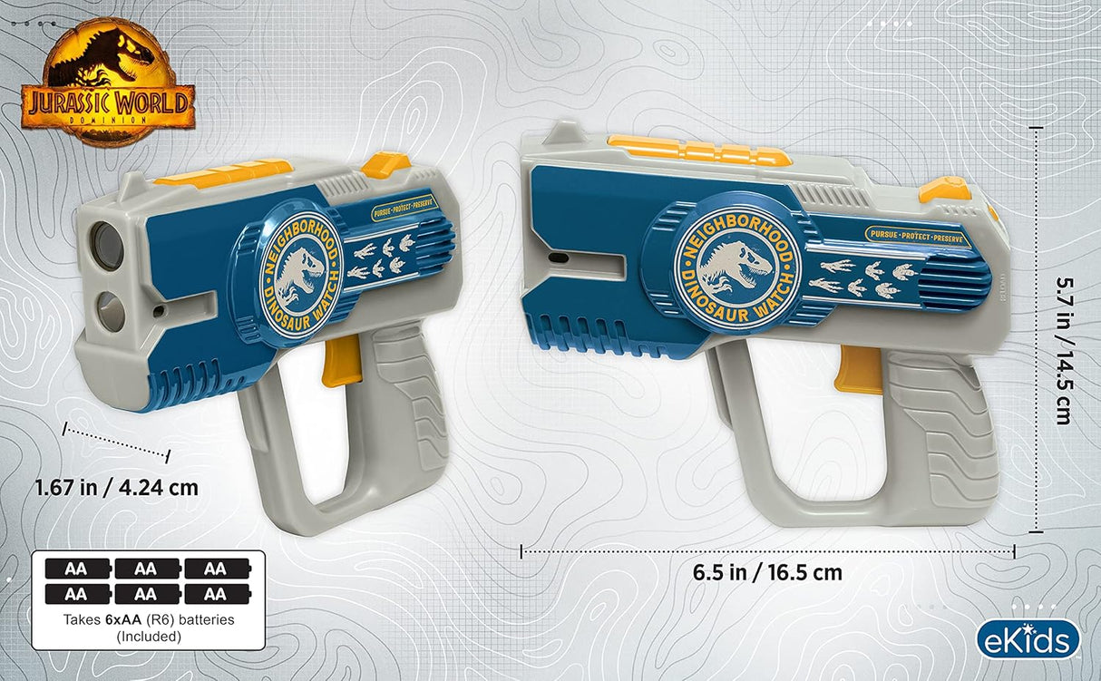 Laser Tag Jurassic World eKids, Juegan 2, Expandible, Niños