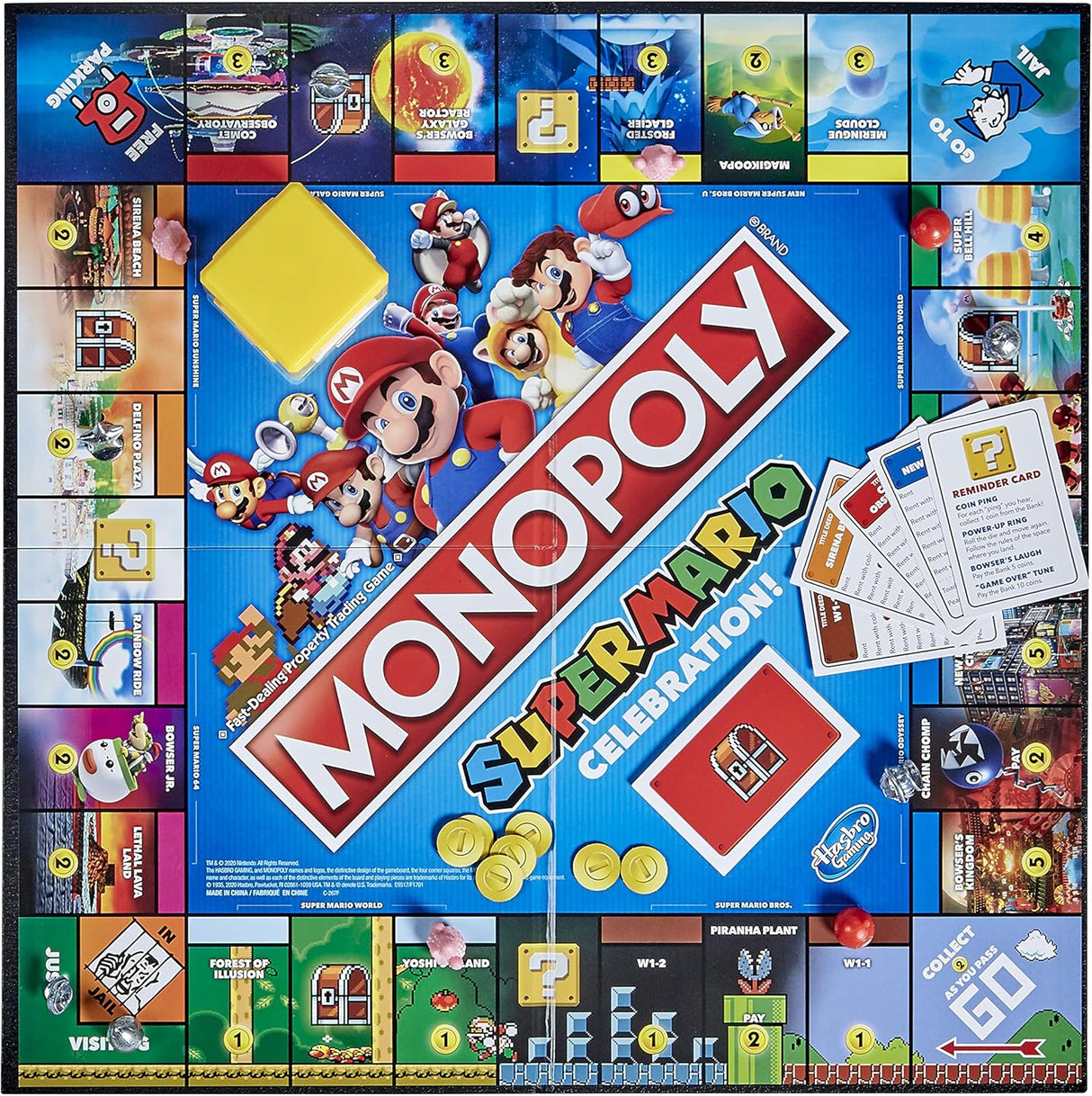 Monopoly Super Mario Edición Celebración, 4 Jugadores, Sonidos