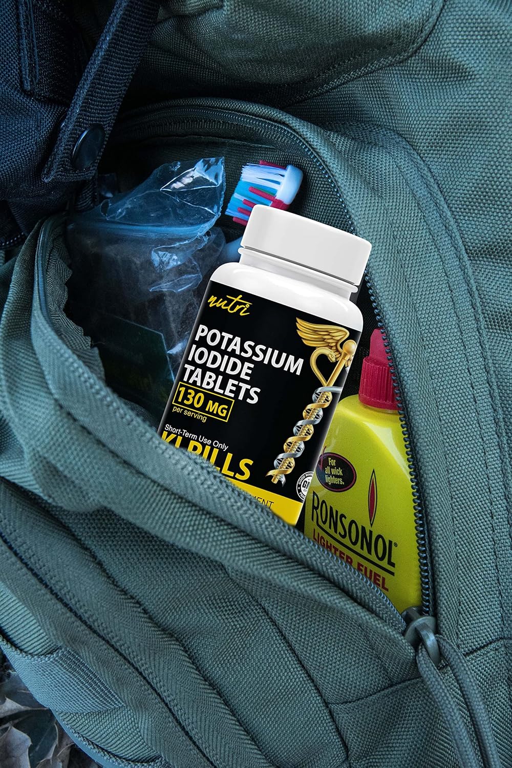 Suplementos de yoduro de potasio de 130 mg 60 comprimidos