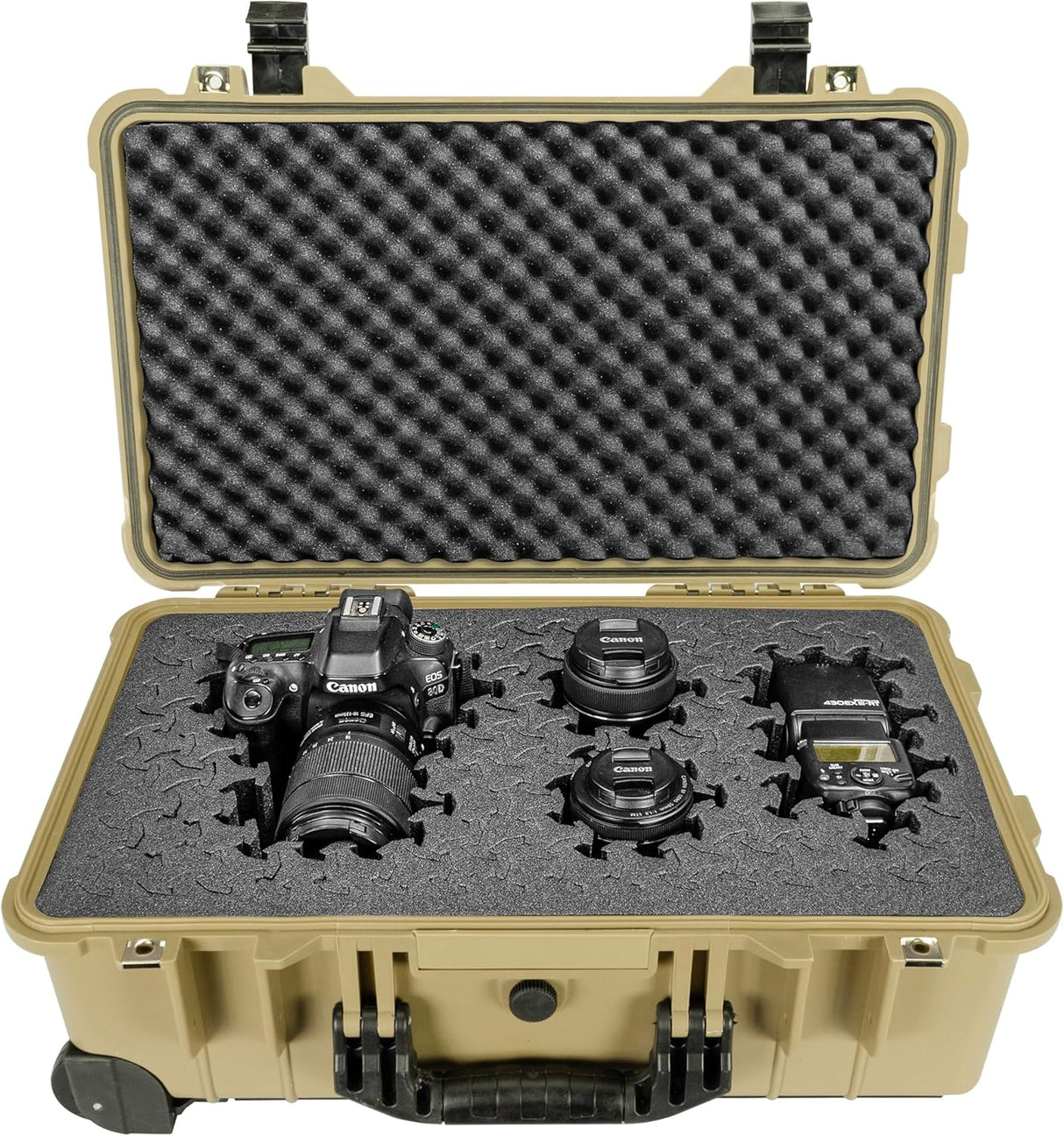 Maleta rígida de 22 Eylar con espuma Ragar, impermeable, modelo XP