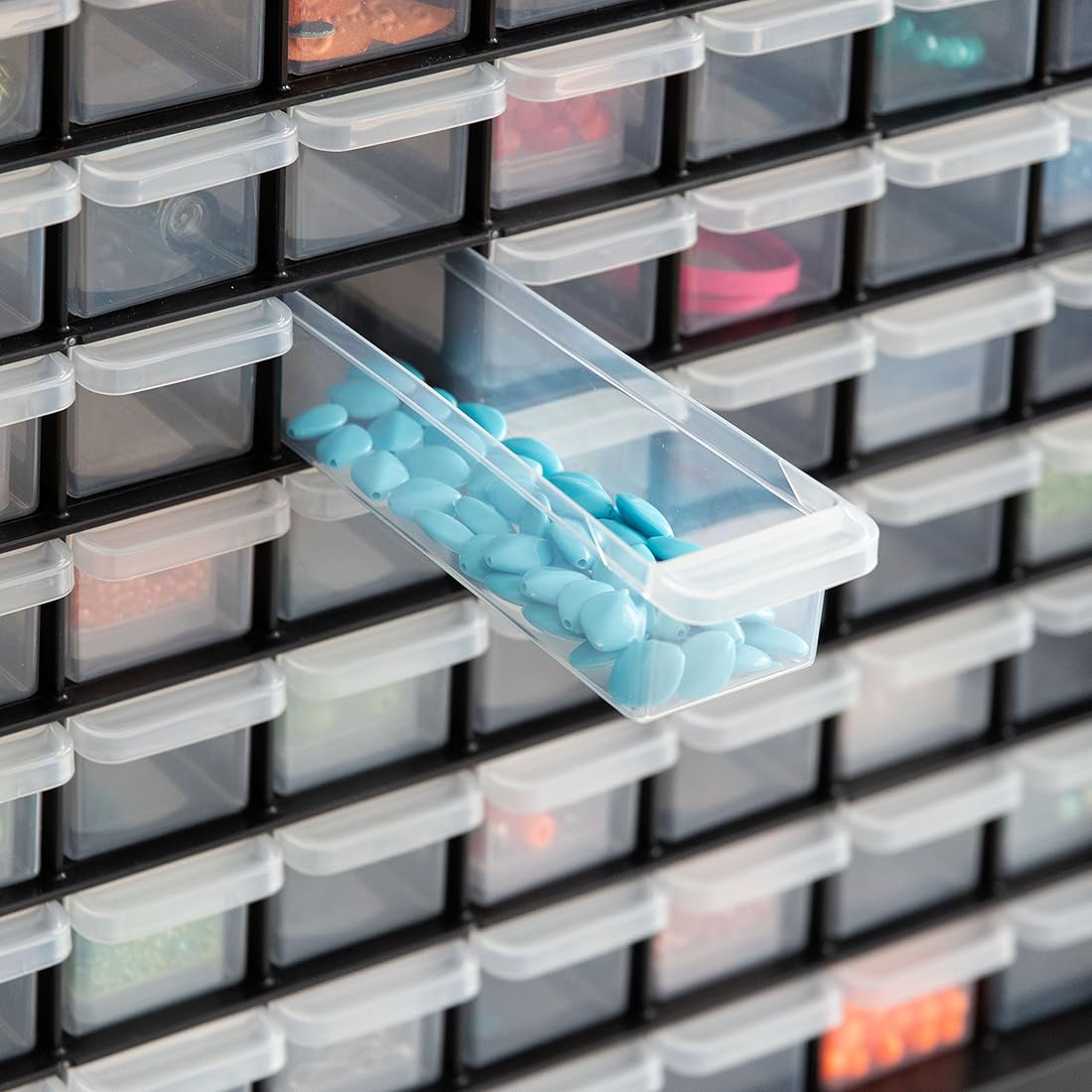 64 Cajones y gabinete de hardware color negro