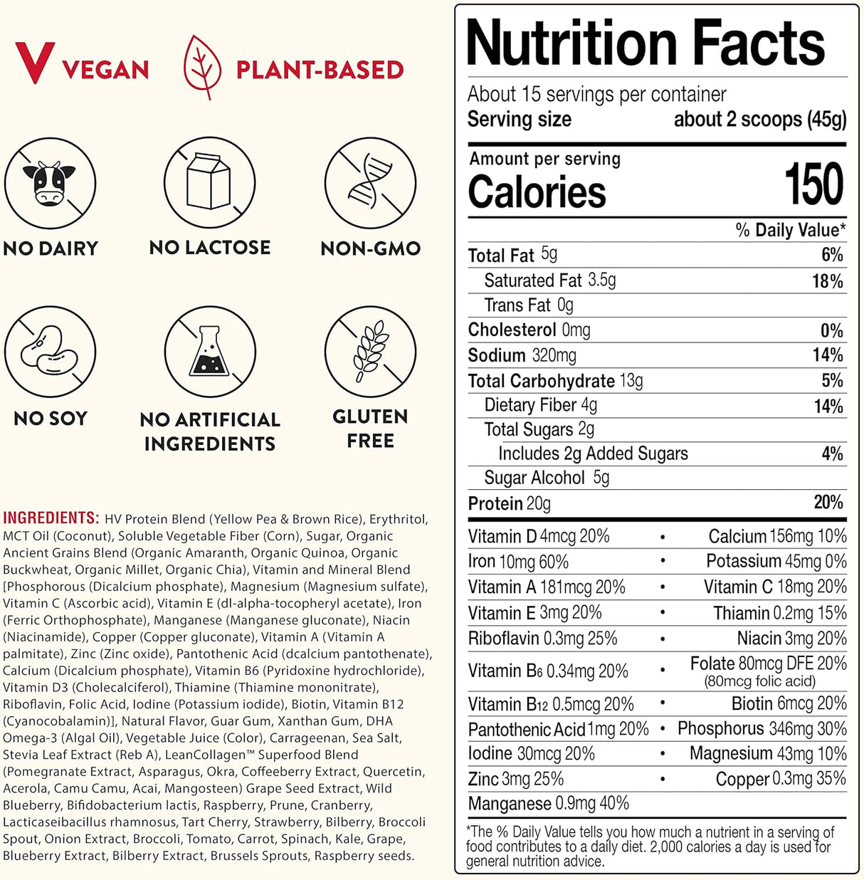 Suplementos Alimenticios Polvo de proteína vegetal de fresa