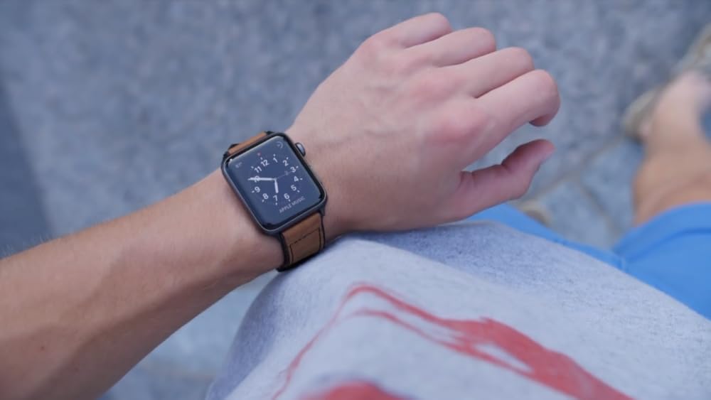 Bandas de repuesto marrón oscuro a prueba de sudor