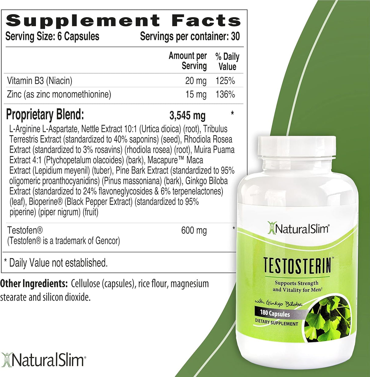 Suplementos Alimenticios de testosterona masculina