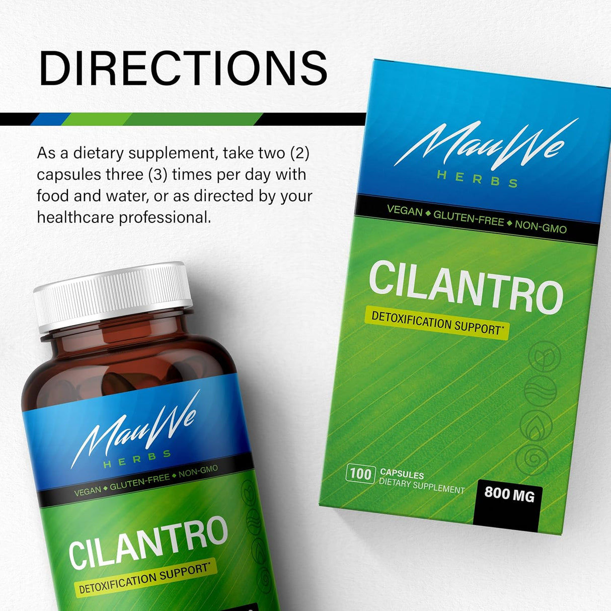 Suplementos Alimenticios de cilantro para corazón ojos