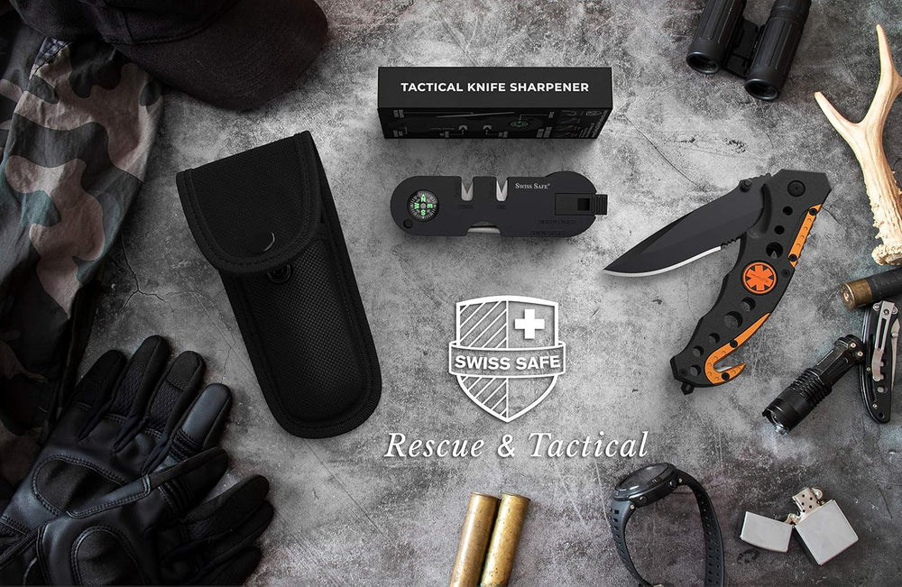 Cuchillo táctico 3 en 1 para militares y socorristas - EMT