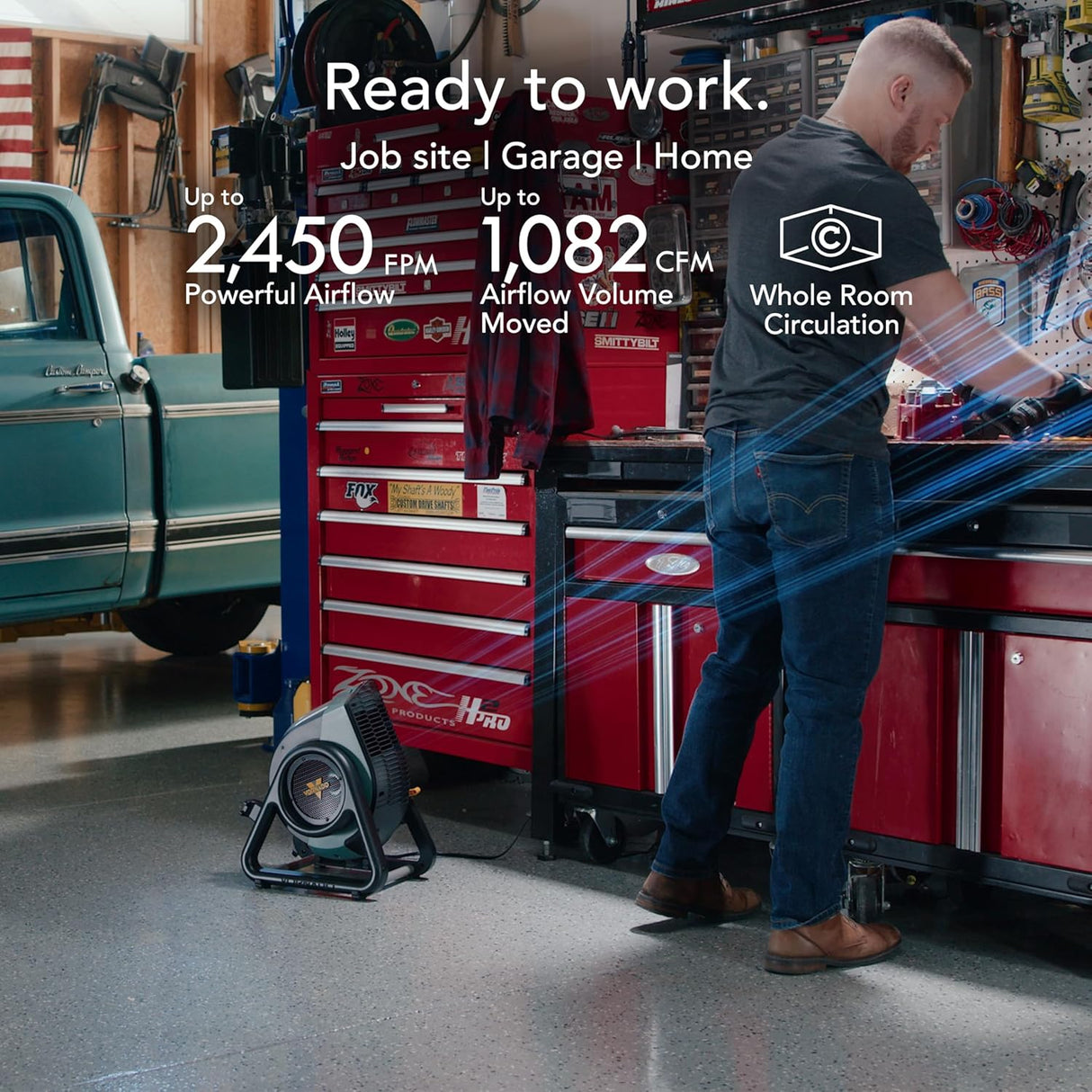 Ventilador Vornado RTR Alta Velocidad, 3 Velocidades, 8ft Cord