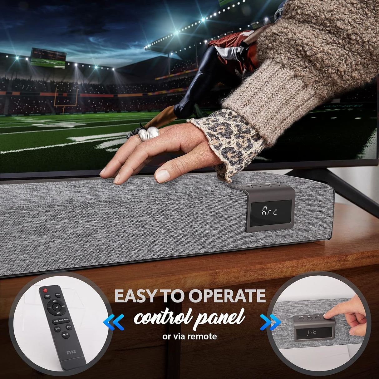 Barra de sonido convertible PYLE-HOME PSBV40BT