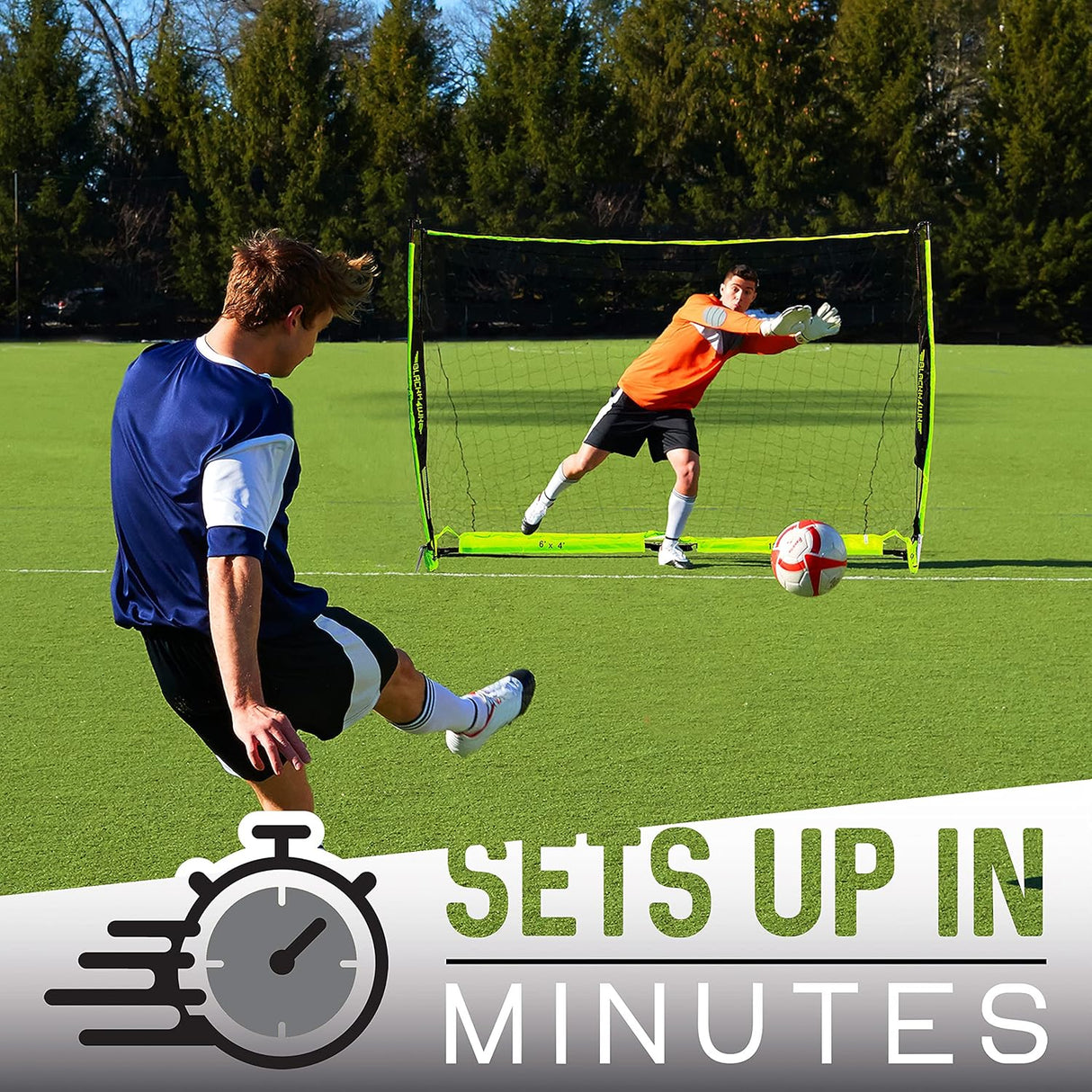 Porterias de futbol plegable, portatil para niños y jóvenes