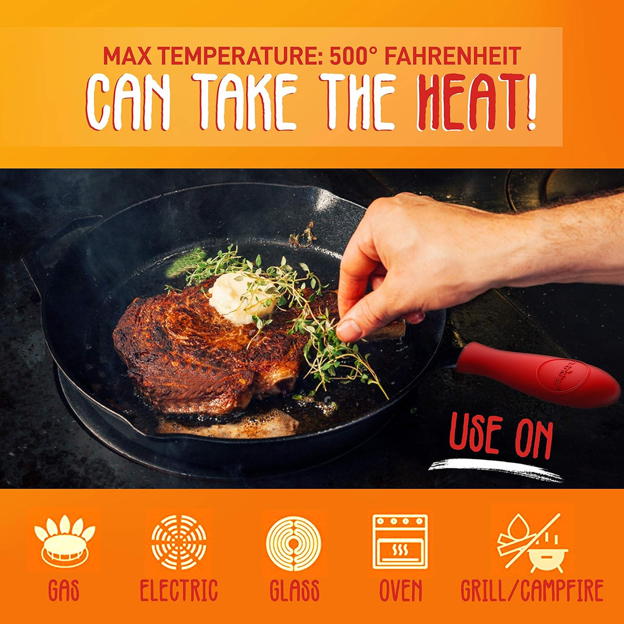 Set de Sartenes de Hierro Fundido NutriChef 3 Piezas Antiadherente