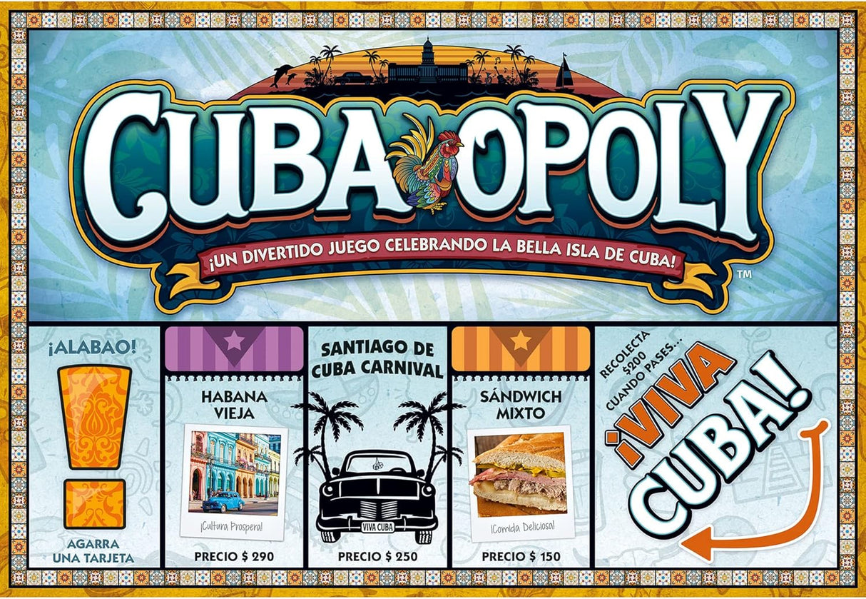 Juego de Mesa Cuba-Opoly, Late for the Sky, 2-6 Jugadores