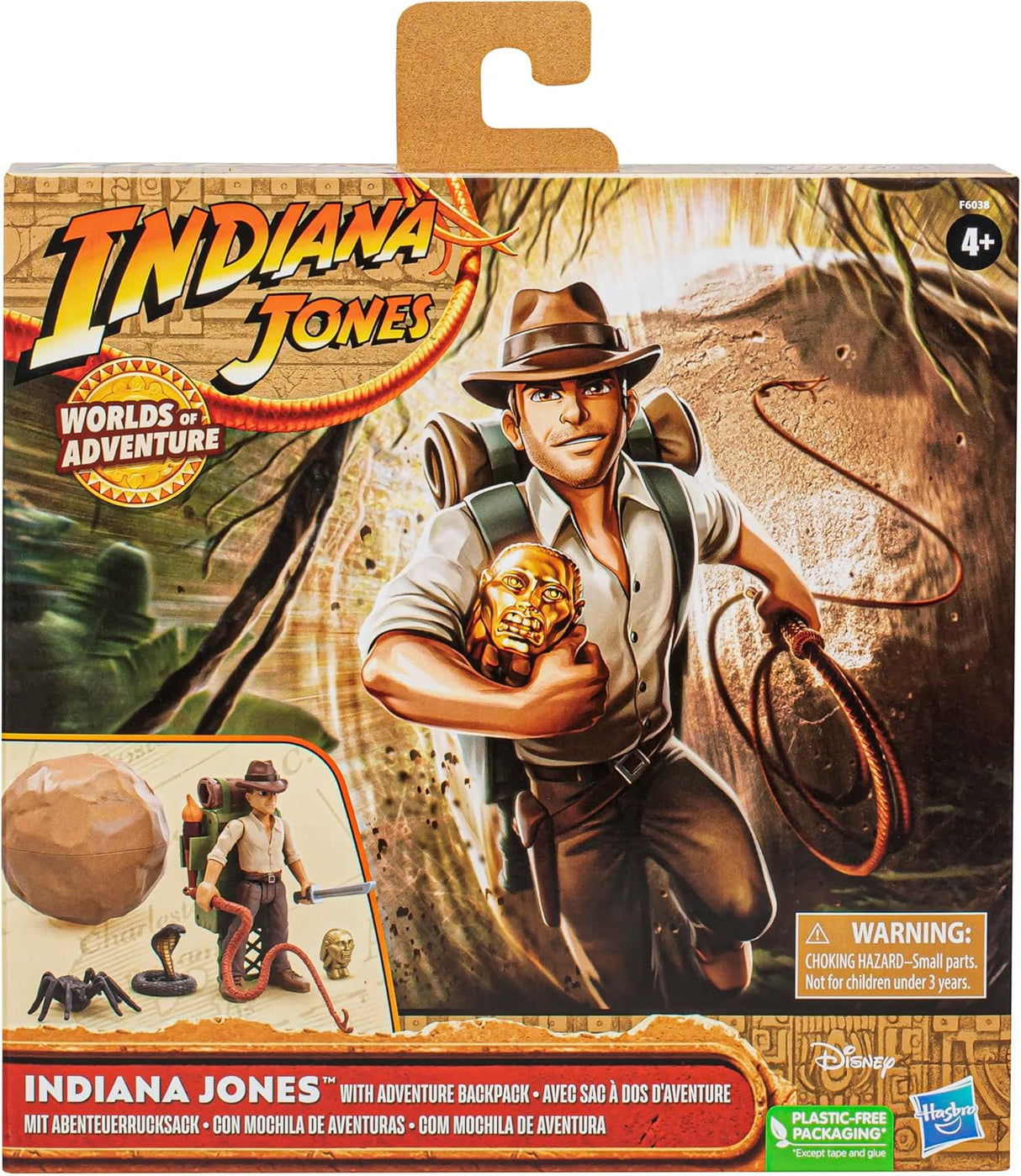 Figura de Acción Indiana Jones con Mochila Aventura 2.5