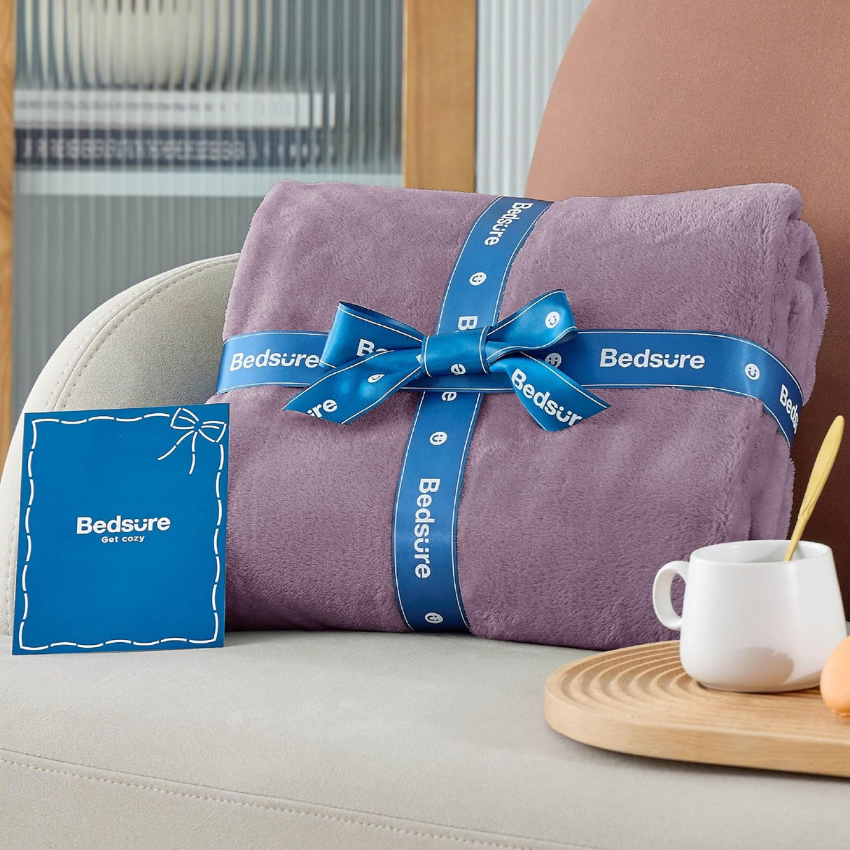 Manta de Fleece Bedsure, suave y ligera, 50x60 pulgadas