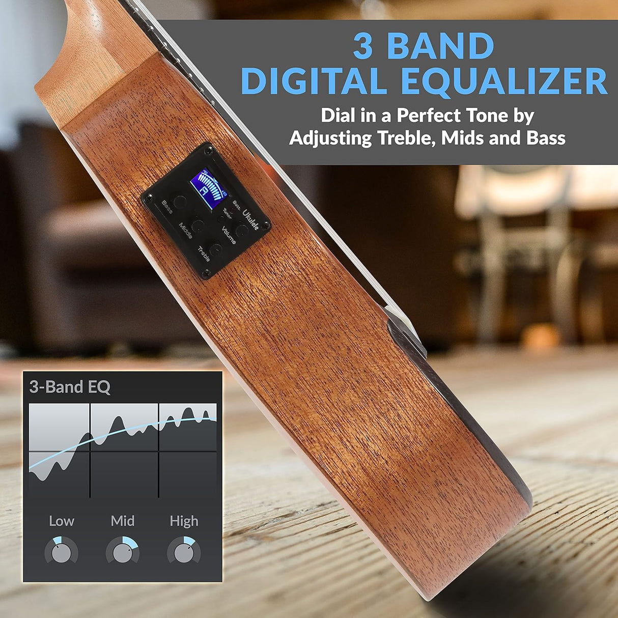 ¿Ukelele eléctrico acústico PYLE-PRO PUKTEA22