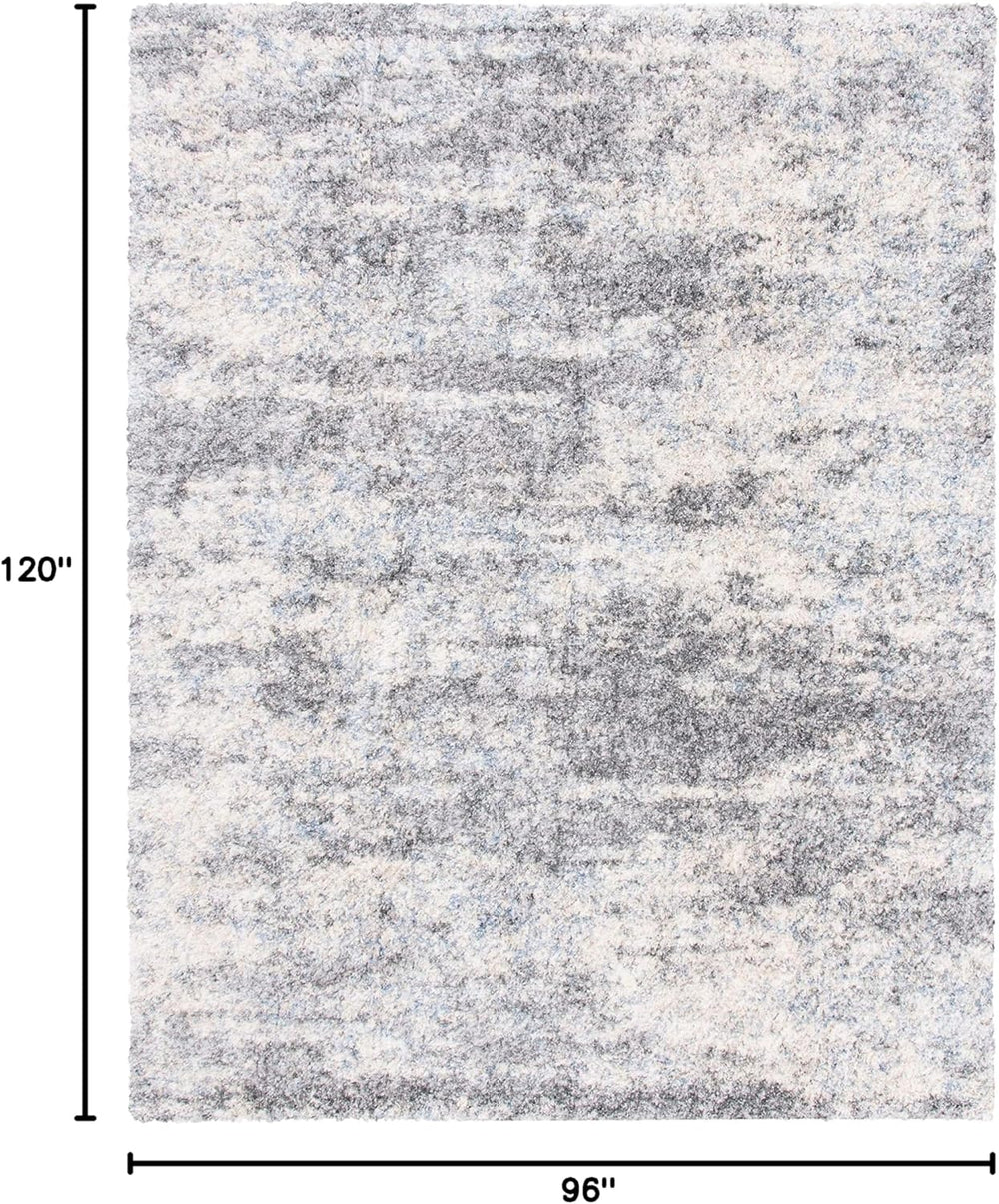 Alfombra Shag Moderna SAFAVIEH, Diseño Abstracto, BER219G