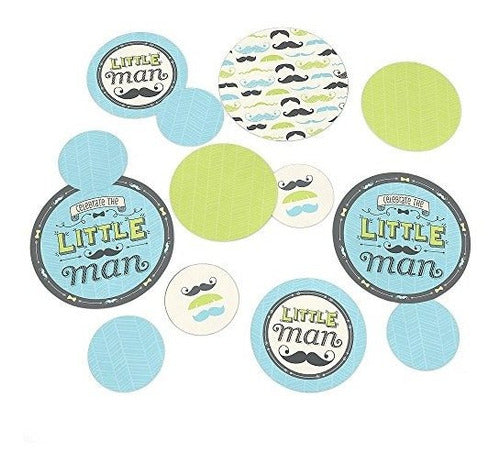 Confeti circular gigante para baby shower