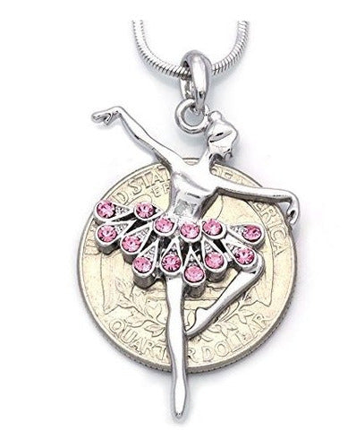 Dije para colgante de collar de bailarina de ballet