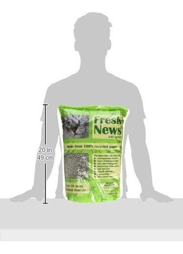 Papel Para Gatos Fresh News Post Consumer Pellet Cat, 12