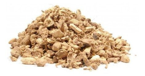 Suplemento De Jengibre Picado Con Raíz De Jengibre Cortado