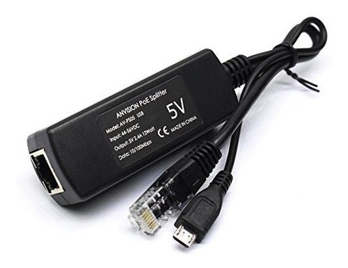 Anvision 4-pack Active 5v 2.4a Poe Splitter Adaptador