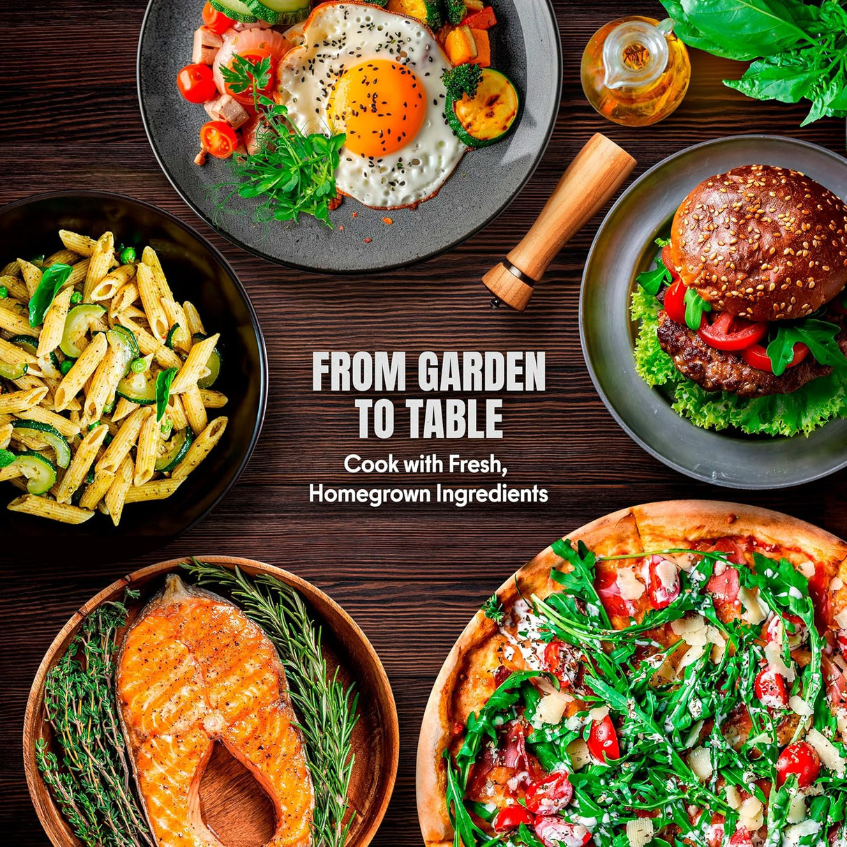 Pack de Semillas de Lechuga y Ensaladas - Variedad Heirloom 7300+