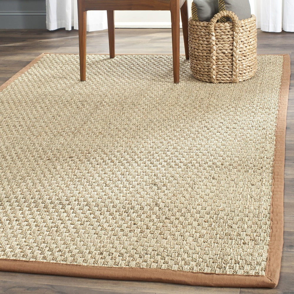 Alfombra de fibra natural SAFAVIEH, diseño cesto, modelo NF114B
