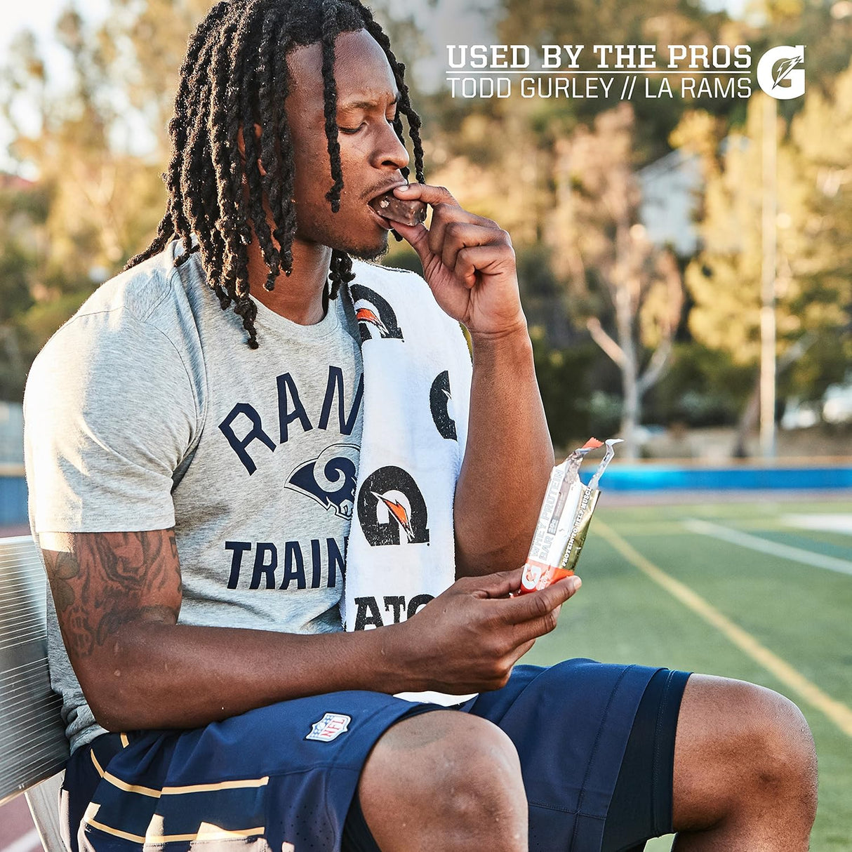 Barras de proteína de suero para recuperación atlética