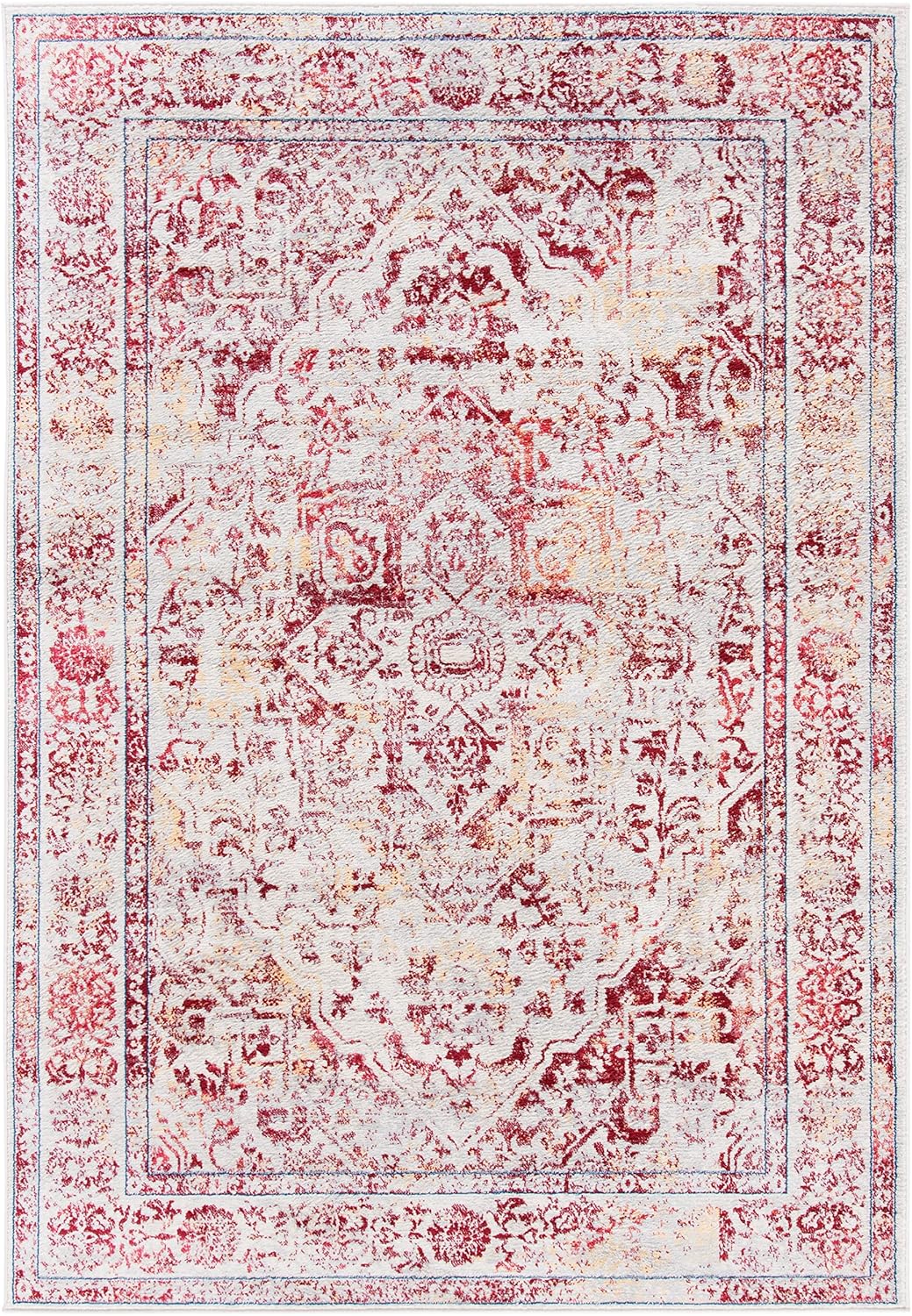 Alfombra de área, diseño medallón, fácil cuidado, modelo BNT832C.