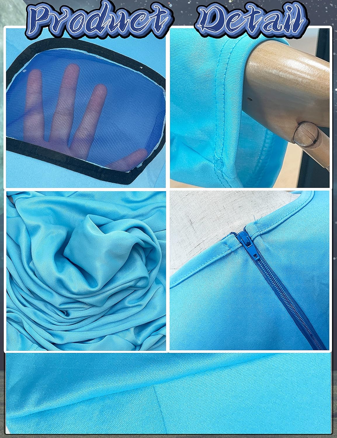 Disfraces de astronauta para niños talla S azul
