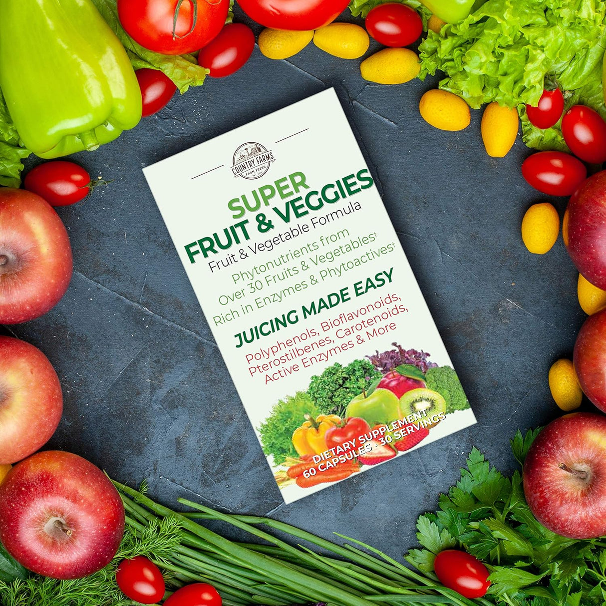 Suplementos Alimenticios frutas y verduras