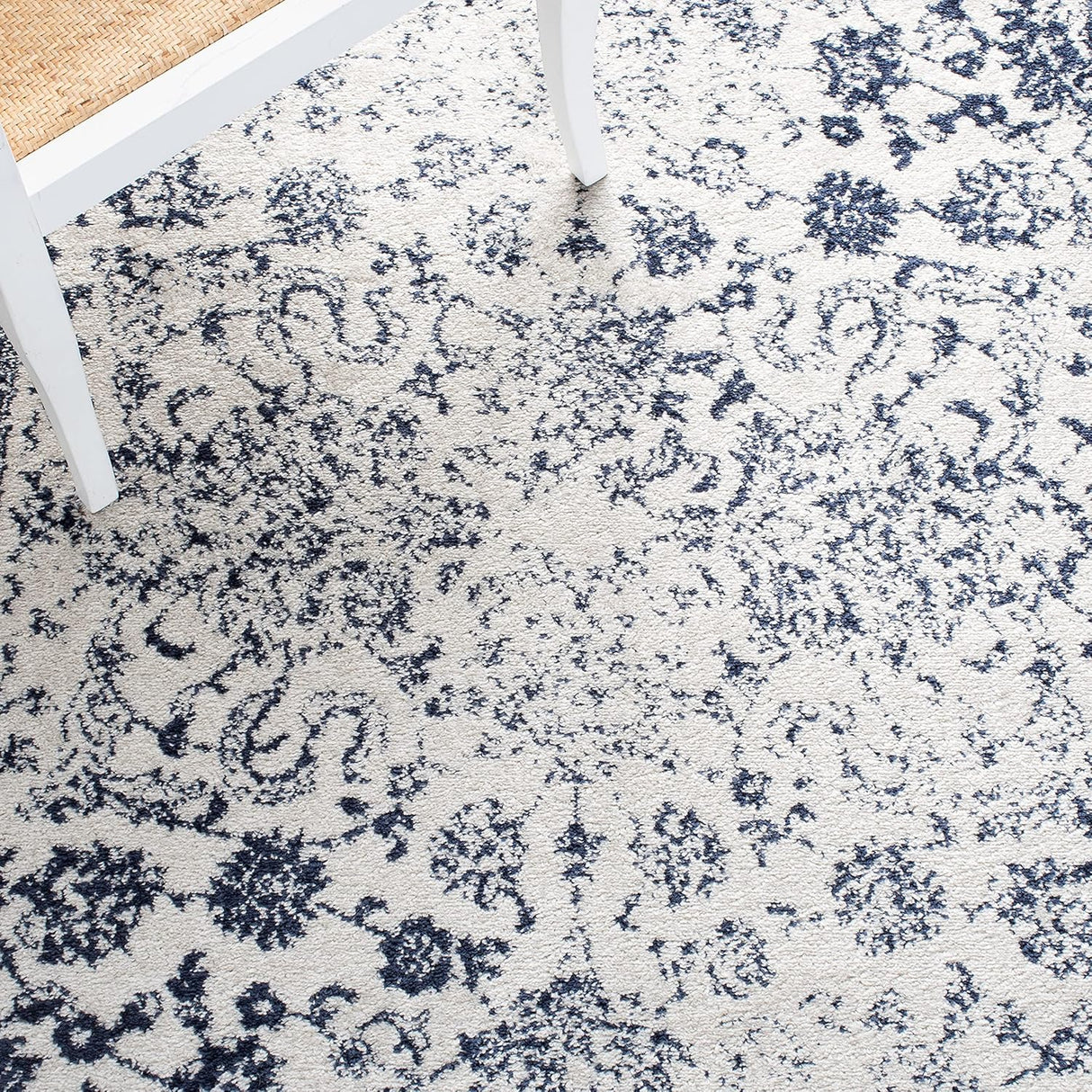 Alfombra Acento Oriental Desgastada, Fácil Cuidado, ADR109M